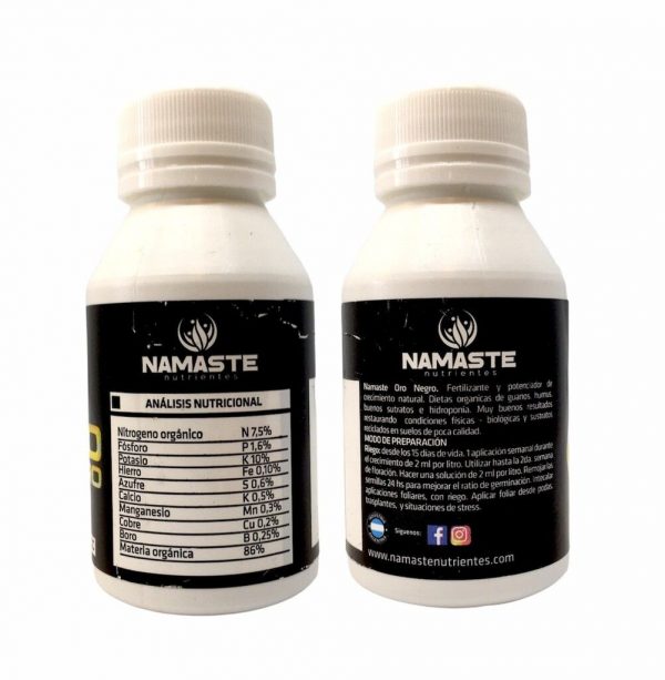 Fertilizante Namaste Oro Negro 100 ml