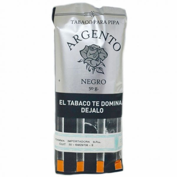 TABACO PARA PIPA ARGENTO NEGRO 50g