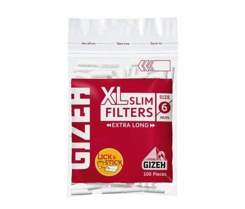 FILTROS GIZEH XL 6mm 100u