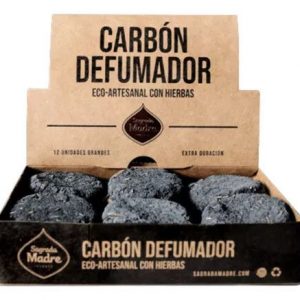 SAGRADA MADRE CARBON DEFUMADOR x12u. GRANDES