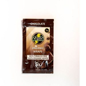 WRAP ZEUS CHOCOLATE ORGANIC HEMP POUCH X5 ZS-5420