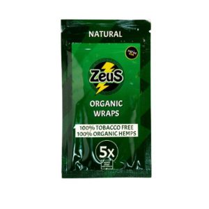 WRAP ZEUS NATURAL ORGANIC HEMP POUCH X5 ZS-5420