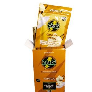 WRAP ZEUS VAINILLA ORGANIC HEMP POUCH X5 ZS-5420