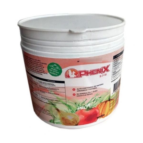 FERTILIZANTE CUATRO L PHENIX POTE BLANCO 500gr