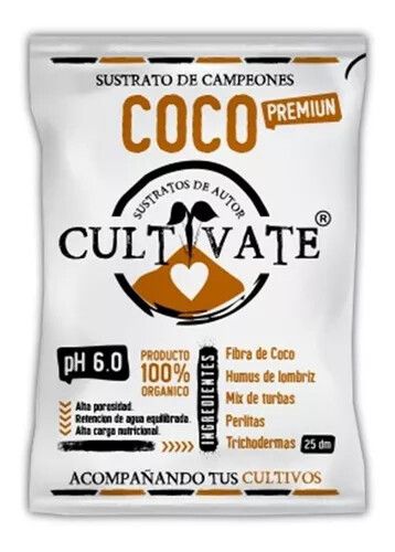 SUSTRATO CULTIVATE COCO PREMIUM 25L