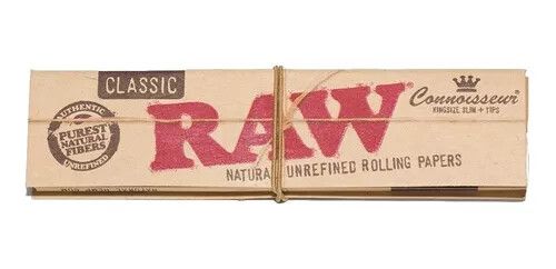 PAPEL + TIPS RAW KS CLASSIC CONNOISSEUR