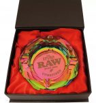 RAW RAINBOW GLASS ASHTRAY CENICERO