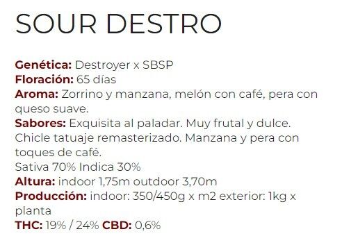 SEMILLA FEMINIZADA SILVER RIVER SOUR DESTRO X5 UNIDADES
