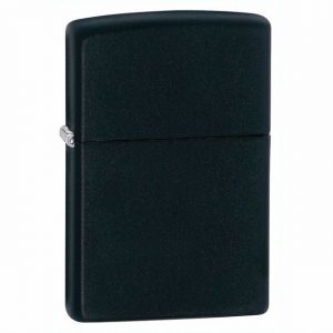 ENCENDEDOR BENCINA SIMIL ZIPPO LISO NEGRO